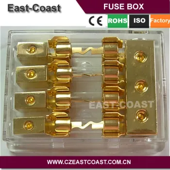 Car AGU Audio 80A Amp 4GA IN/8GA Out fuse box