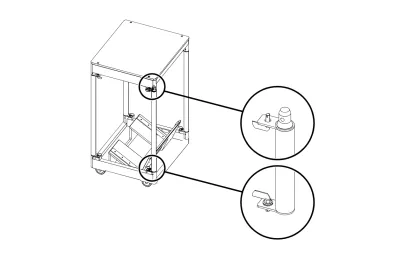 D&B V-Series Touring Cart