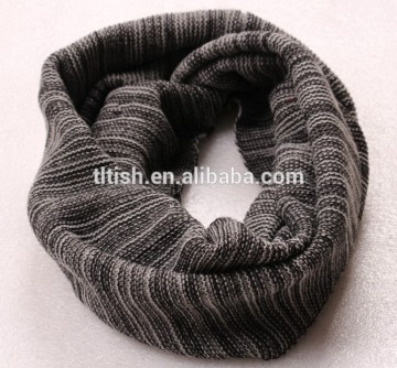 Wholesale mix yarn multicolor men winter knitted snood