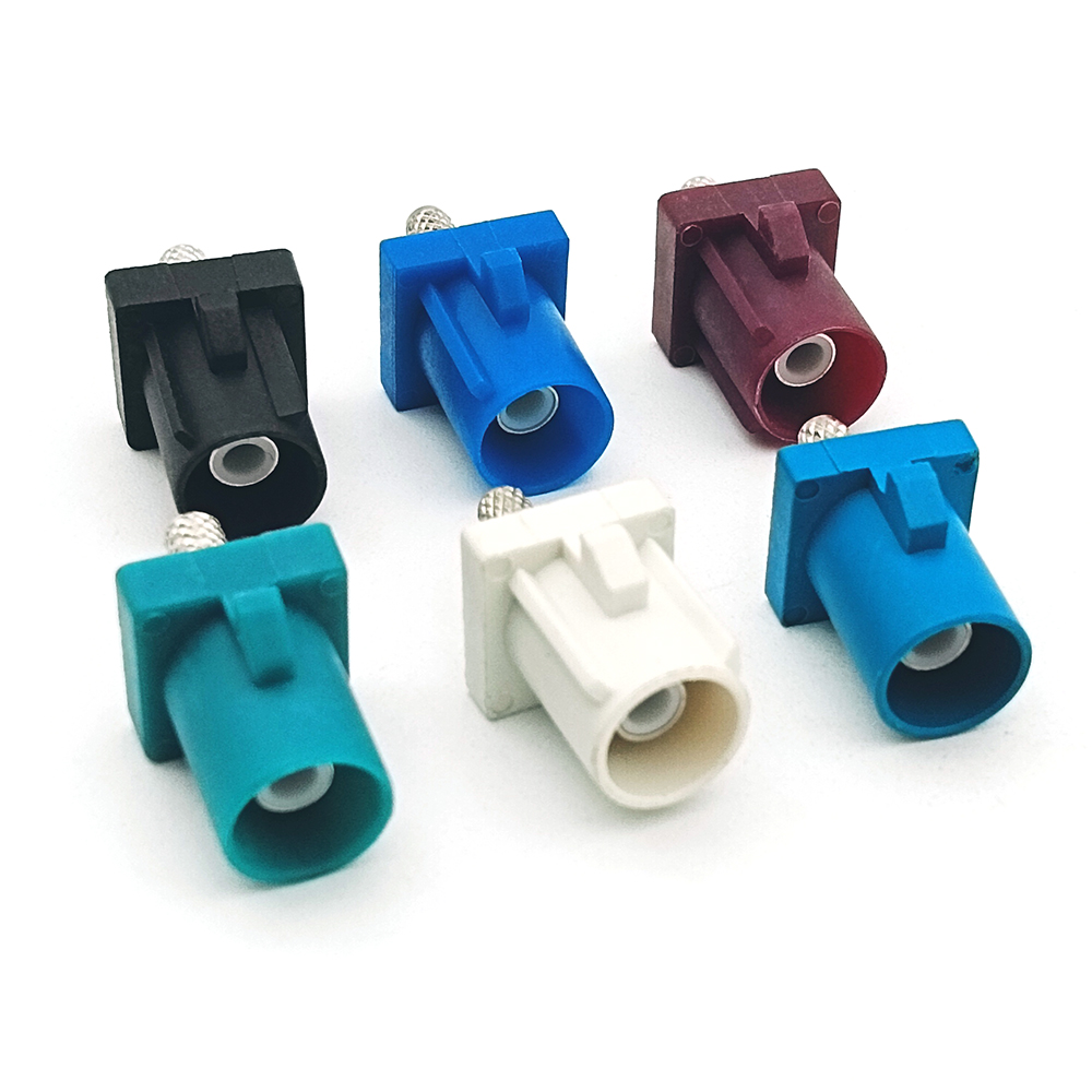 Straight Short Fakra Male Plug Crimp Cable Connector