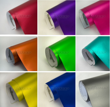 1.52x20m Matte Metallic Chrome Mint Vinyl Wrap Patterns