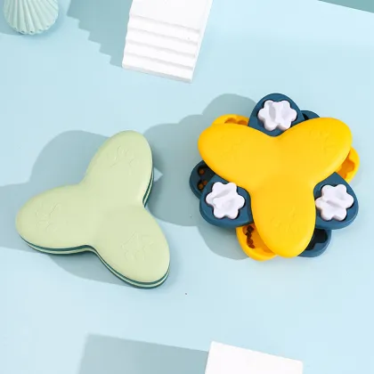 Wholesale Pet Educational Anti-Choking Slow Feed Rotating Puzzle Plate Toys