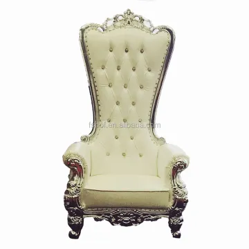 Classic Hand-Carved Gold Throne Chair - Affordable King Design V029