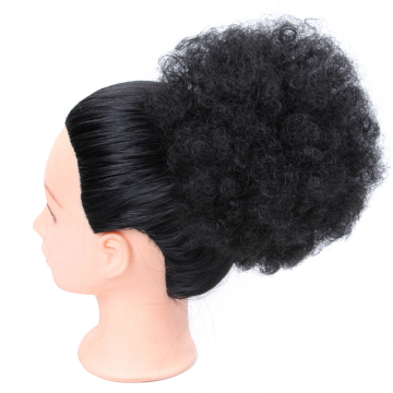 Alileader Wholesale Afro Hair Bun Synthetic Adjustable Hair Bun Extensions