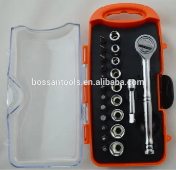 23pcs Ratchet driver & socket Set