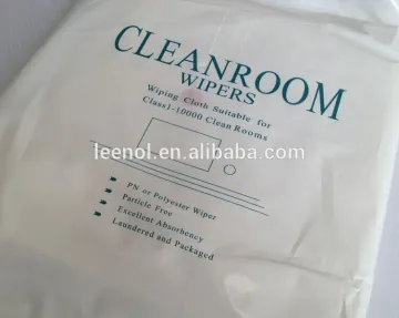 Polyester cleanroom cleaning wiper