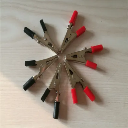  Battery Clips Alligator Clamps Crocodile Clip Connectors 