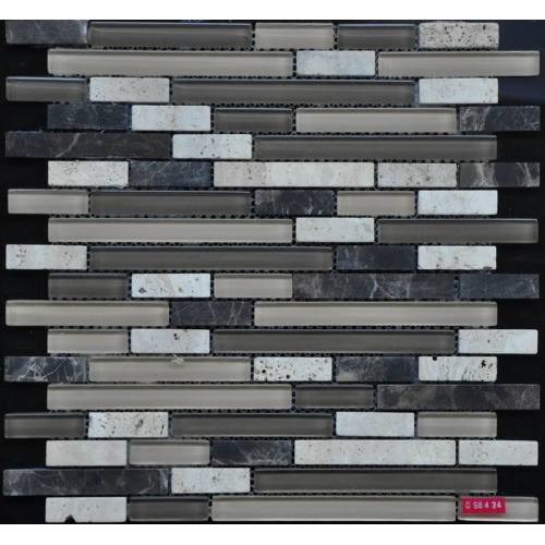 Strip Material Mixed Mosaic Tile