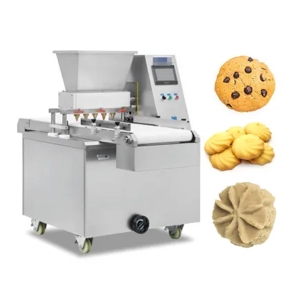 Industrial Machinery for Making Biscuits: Sweet Almond Crispy Cookies Machine