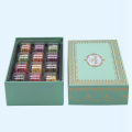 Boîtes de cartons rigides 12 Macarons Logo personnalisé