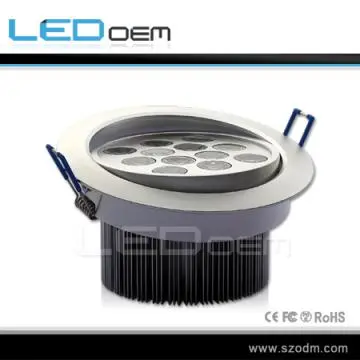 12W High Power LED Recessed Ceiling Light Down Warm White Bulb