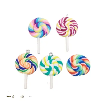 Soft Frosted Rainbow Swirl Lollipop Candy Slime Resin Decor Flatbacks for DIY Crafts" 

However, to make it more SEO-friendly and concise, you might consider:

"Rainbow Popsicle Slime Resin Flatbacks for DIY Crafts