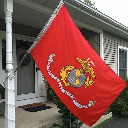 US Polyester Grommets Marines Flag