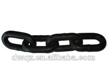G80 high tensile round link welded lifting chain