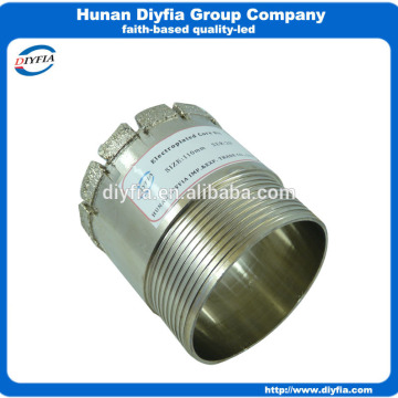 Size 110mm Manufactrual electroplated core drilling bit