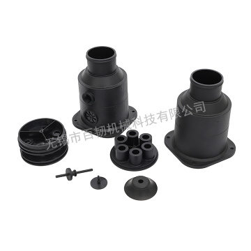 Componentes de processamento industrial de plástico de qualidade alimentar