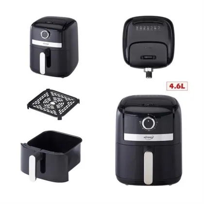 2024 Best Sale Cheapest Tefal 4.6L Manual Control Hot Air Fryer - Silver Crest
