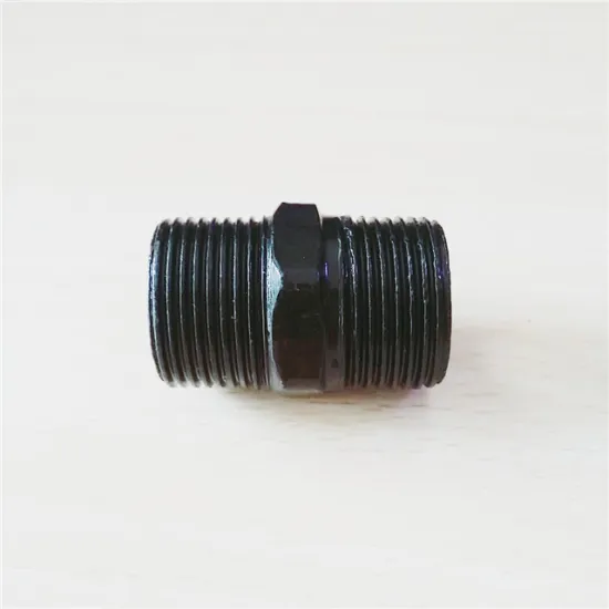 3/4 Inch Black Malleable Iron Hexagon Nipple