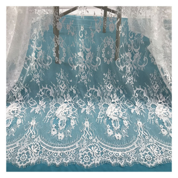 French Wedding Bridal Lace Fabric 3*1.5 Meters - Jacquard Lace for Clothing
