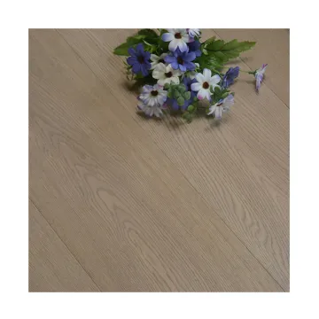 High Quality 3-Layer Gray Oak Brush-Treated Lacquered Engineered Wood Flooring