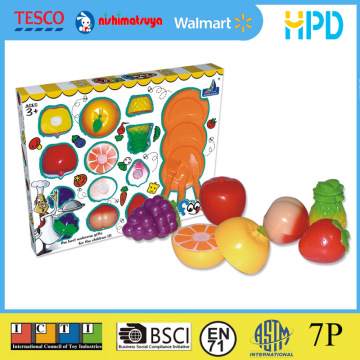 Wholesale custom cute new toys for kid 2017 high quality plastic toys food for 24 pcs