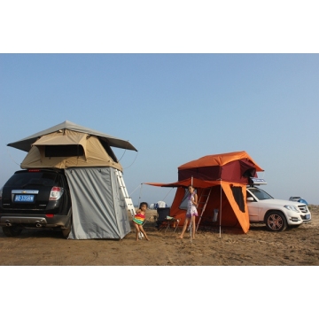 3-4 Person Mosquito Net Awning Tent Camping Car Roof Top Tent for Sale
