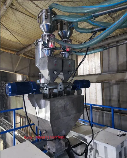 PP UV Color Master Batch Dosage Device Hopper for Multifilament Spinning Plants