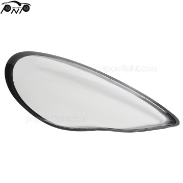 Para Porsche Panamera 2010-2016 Xenon Floor Flohlight Glass Cubierta de lente gris