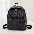 School Backpacks Geometric laser cut luminous women bag big capacity travel school bag for teenage girls Supplier
