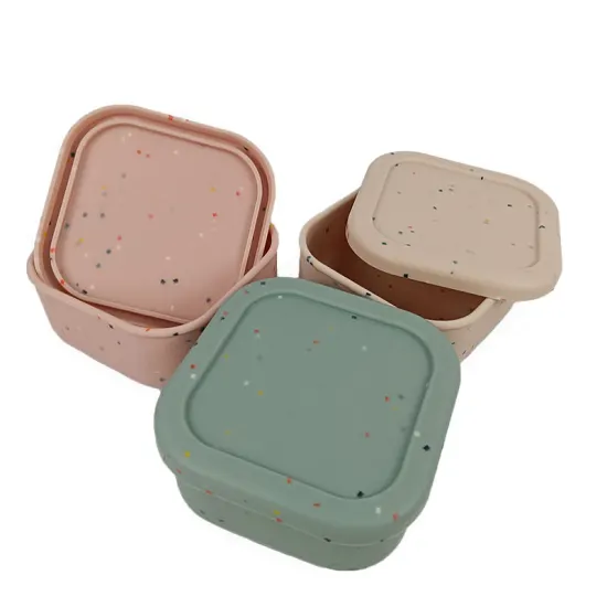 Hot Selling Eco-friendly Japanese Style Bento Lunch Box Containers - Reusable & Silicon Material