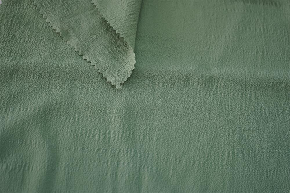 120D 30S Viscose Crepe Slub Fabric