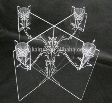 11inch Acrylic Candelabra/acrylic candle holder/used candelabra