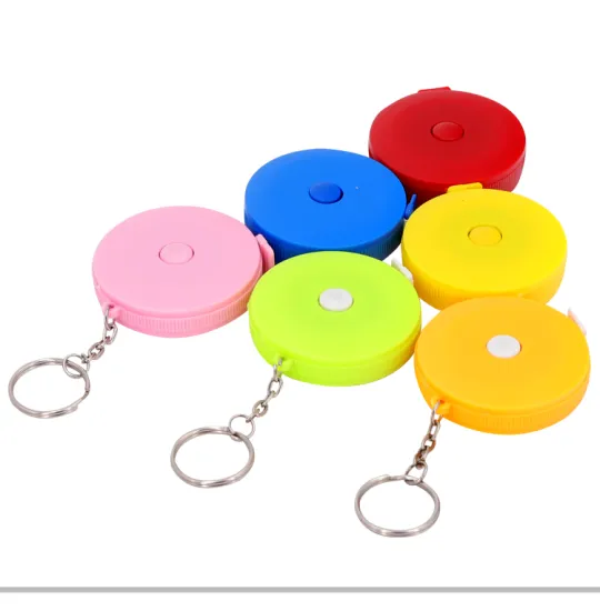 Colorful 1.5m Mini Retractable Tape Measure Pink