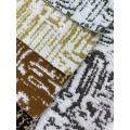 Tissu d'ameublement à motifs en peluche