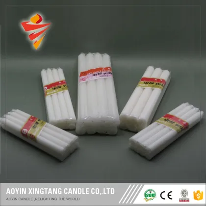 1.5x20cm Christmas white pillar candle for Mali