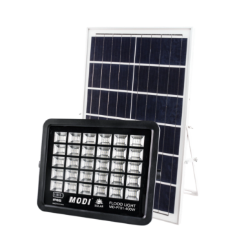 Solar floodlight safety light for courtyard