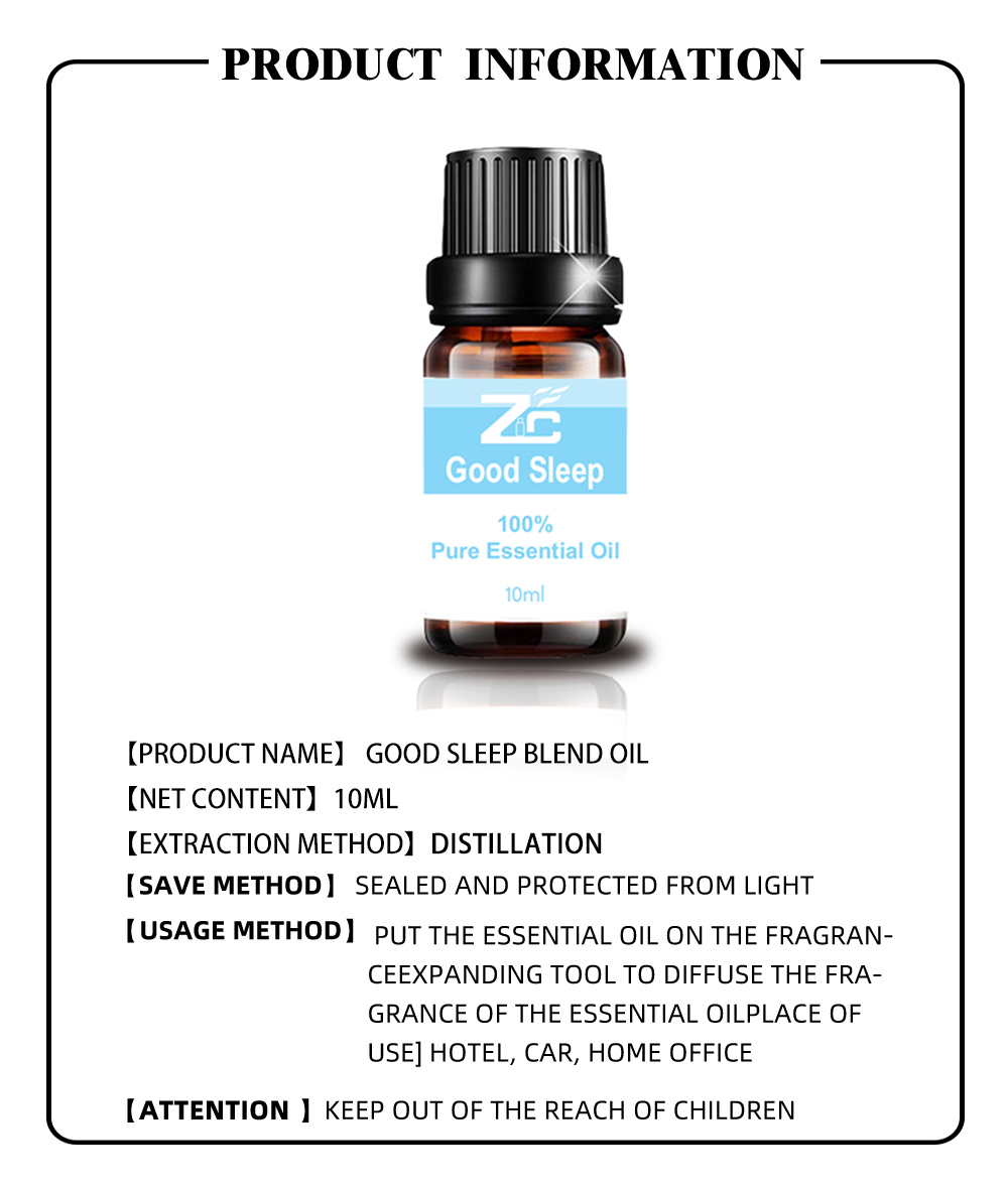Pure Natural Blends Oils Good Sleep Calming Emotion