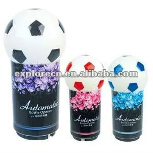 Football shaped bottler opener