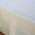 Classic Hotel Plain Cotton Pleated Bed Skirt