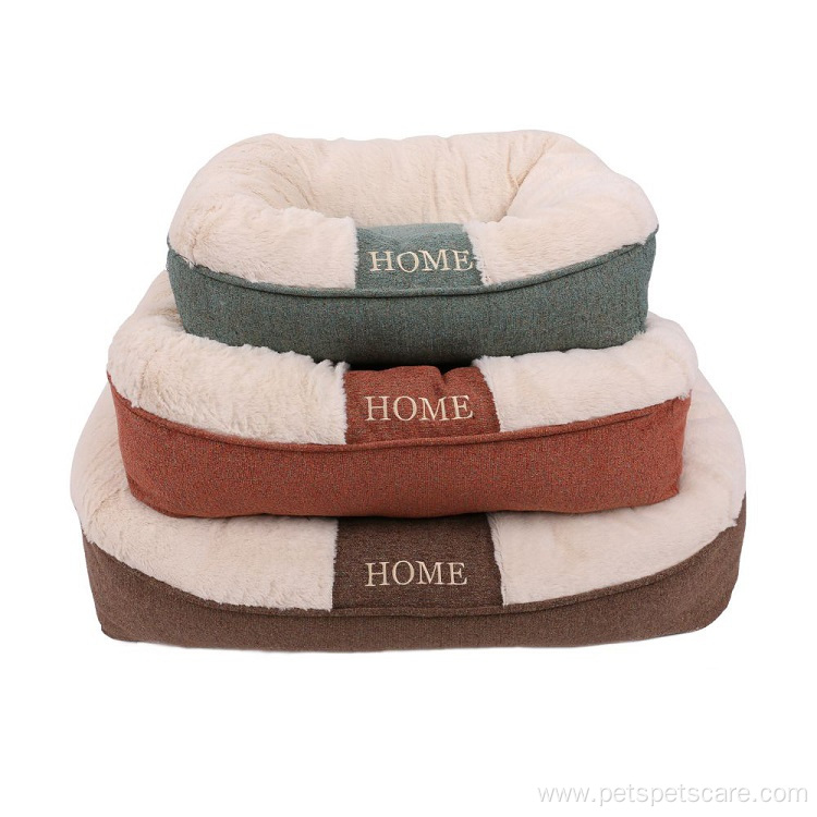 Pet Sofa Thick Soft Pv Plush Dog Bed