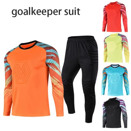 Children's and Adult Football Goalkeeper Jersey and Training Suit