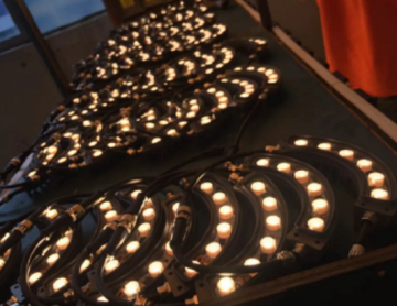 Luces de abrazador de árbol LED resistente al fuego