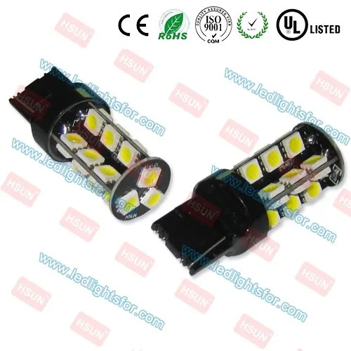 12V DC SMD5050 27PCS W21W Led Lamp 7440 T20 Canbus Led