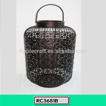 Wire Mesh Home Decoration Metal Candle Lantern