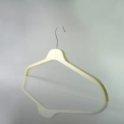 ABS Casing Retractable Velvet Coat Hanger in guangzhou