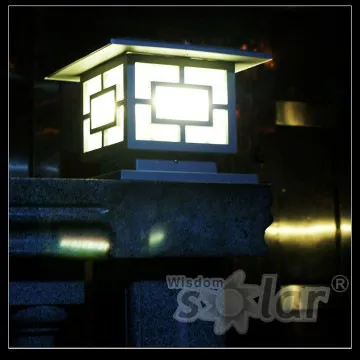 Outdoor solar pillar light Landscape Decoration lighting