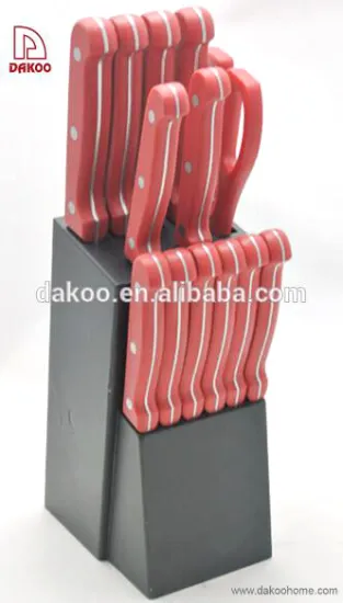 13Pcs High Quality And Best Sale Kitchen Knife Set