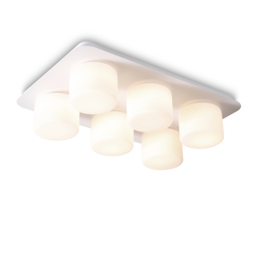 Modern Simple Square White LED Ceiling Lamp 48W for Living Room