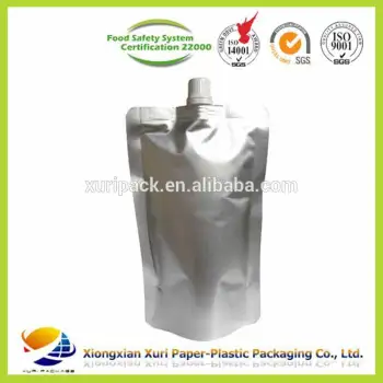 coconut oil capsule vacuum bags with mouth/spout