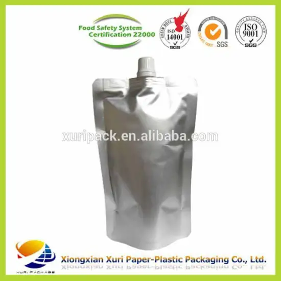 coconut oil capsule vacuum bags with mouth/spout